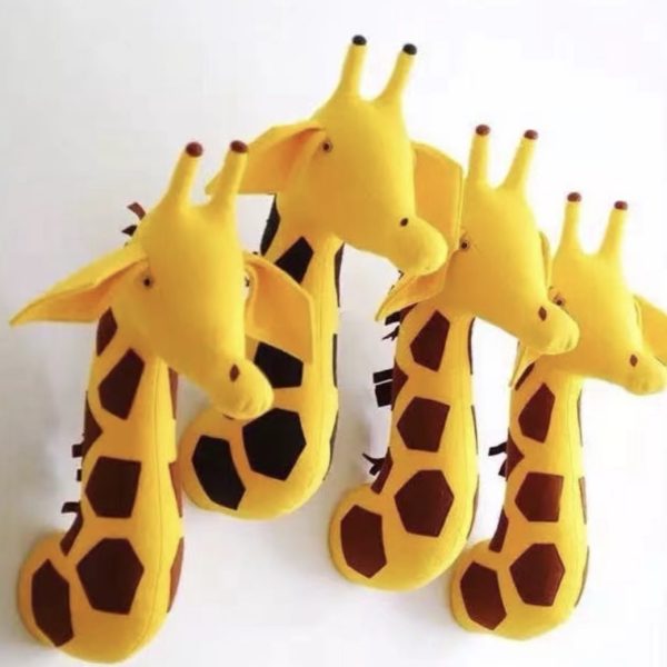 Stuffed Plush Animal Head