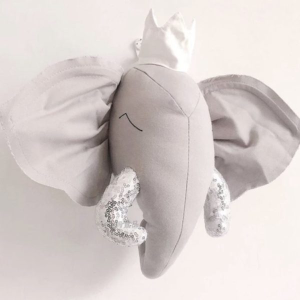 Stuffed Plush Animal Head