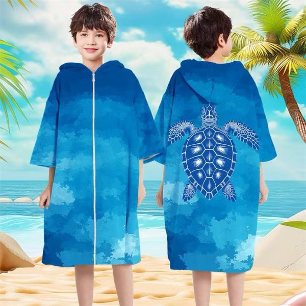 Poncho Towel With Zipper