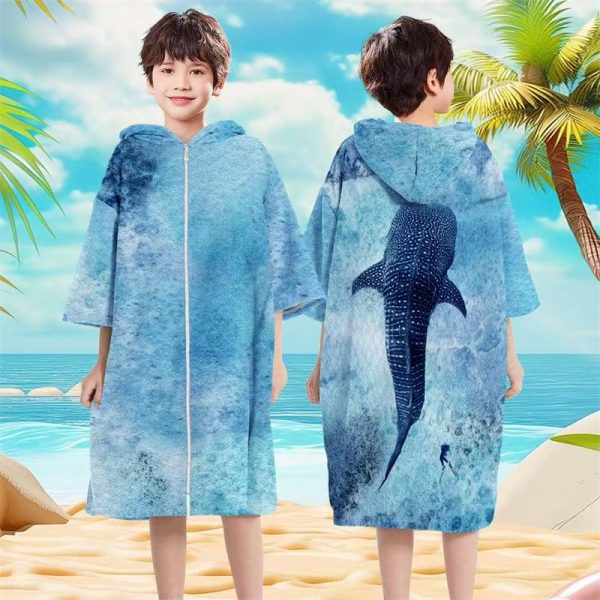 Poncho Towel With Zipper