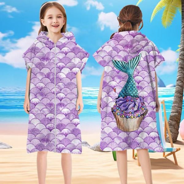 Poncho Towel With Zipper