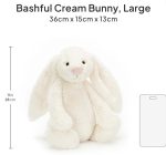 Bashful Cream Bunny (Large) - Image 4