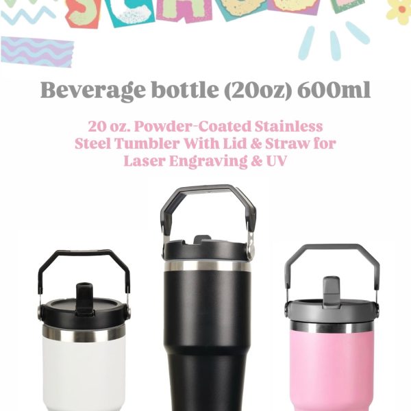 Beverage bottle (20oz) 600ml-Black