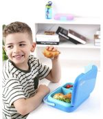 Bonfino ABS Bento Lunch Box-Blue With Handle - Image 10