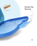 Bonfino ABS Bento Lunch Box-Blue With Handle - Image 7