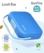Bonfino ABS Bento Lunch Box-Blue With Handle