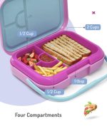 Bonfino ABS Bento Lunch Box-Pink With Handle - Image 5