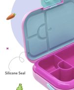 Bonfino ABS Bento Lunch Box-Pink With Handle - Image 3
