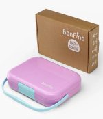 Bonfino ABS Bento Lunch Box-Pink With Handle - Image 10