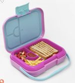 Bonfino ABS Bento Lunch Box-Pink With Handle - Image 8