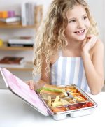 Bonfino Stainless Steel Bento Lunch Box-Pink - Image 10