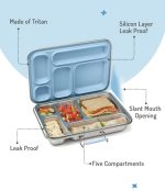 Bonfino Stainless Steel Bento Lunch Box-Blue - Image 2