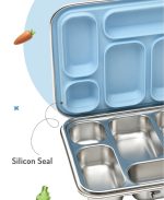 Bonfino Stainless Steel Bento Lunch Box-Blue - Image 3