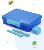 Bonfino Lunch Box with Cutlery and side dish container-Blue - Image 2