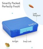 Bonfino Lunch Box with Cutlery and side dish container-Blue - Image 3