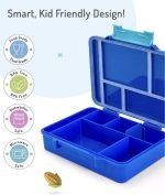 Bonfino Lunch Box with Cutlery and side dish container-Blue