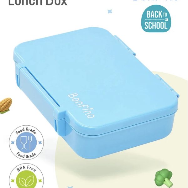 Bonfino Tritan Bento Lunch Box-Light Blue
