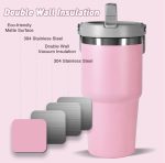 Beverage bottle (20oz) 600ml-Pink - Image 4